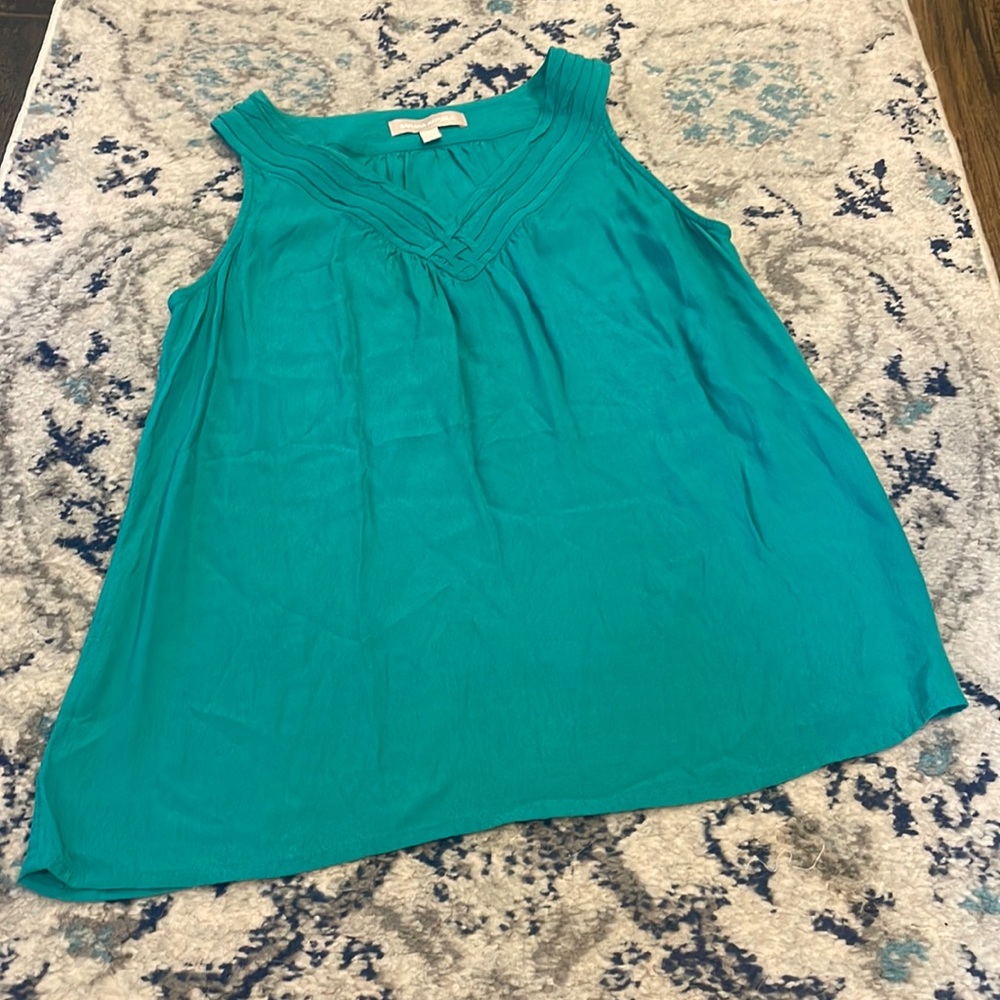 SP Banana Republic sleeveless top- teal, EUC